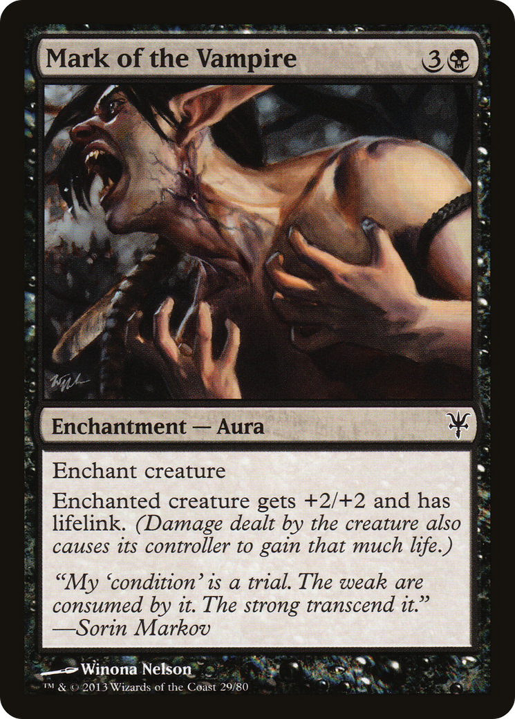 Mark of the Vampire (DDK-029) [Duel Decks: Sorin vs. Tibalt]