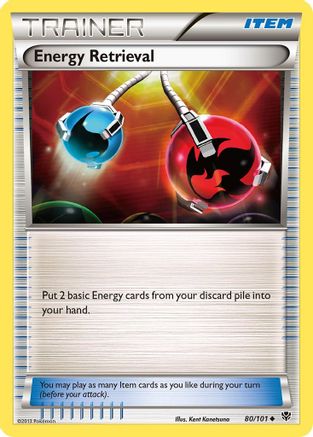 Energy Retrieval (080/101) [Plasma Blast] Reverse Holofoil - Uncommon