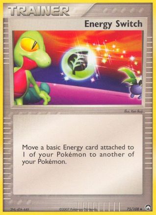 Energy Switch (075/108) [Power Keepers] Reverse Holofoil - Uncommon