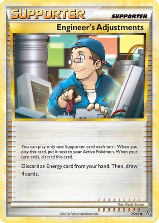 Engineer's Adjustments (75/95) [Unleashed] Reverse Holofoil - Uncommon