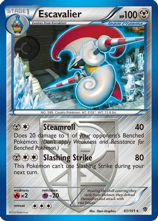 Escavalier (Team Plasma) (61/101) [Plasma Blast] - Rare