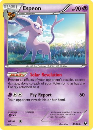 Espeon (48/108) [Dark Explorers] - Rare