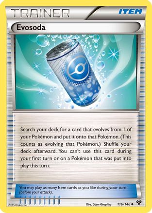 Evosoda (116/146) [XY Base Set] Reverse Holofoil - Uncommon