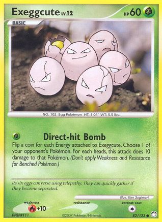 Exeggcute (82/123) [Mysterious Treasures] Reverse Holofoil - Common