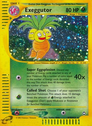 Exeggutor (H10) (H10/147) [Aquapolis] Holofoil - Holo Rare