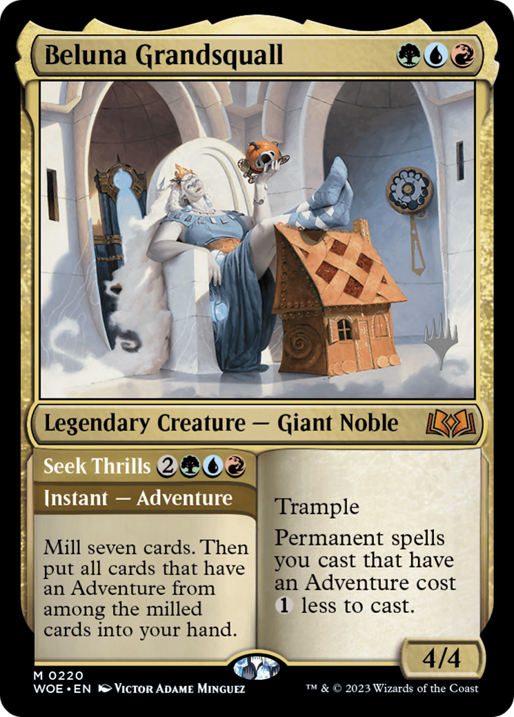 Beluna Grandsquall (PPWOE-220) [Promo Pack: Wilds of Eldraine Promos] Foil