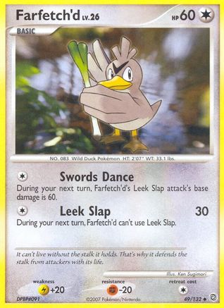 Farfetch'd (49/132) [Secret Wonders] Reverse Holofoil - Uncommon