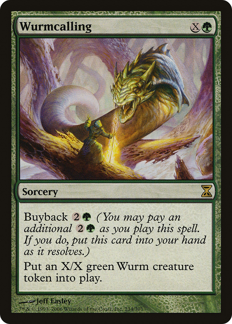 Wurmcalling (TSP-234) [Time Spiral] Foil