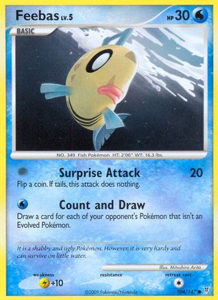 Feebas (104/147) [Supreme Victors] Reverse Holofoil - Common