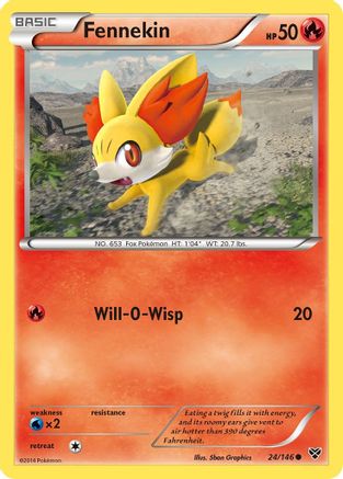 Fennekin (024/146) [XY Base Set] - Common