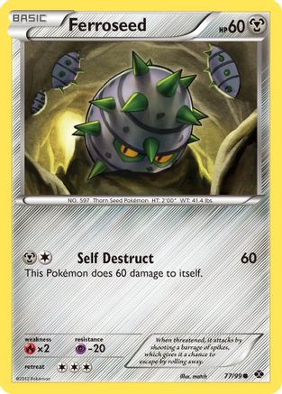 Ferroseed (77/99) [Next Destinies] Reverse Holofoil - Common