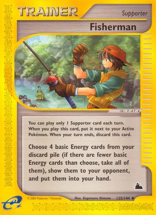 Fisherman (125/144) [Skyridge] - Uncommon