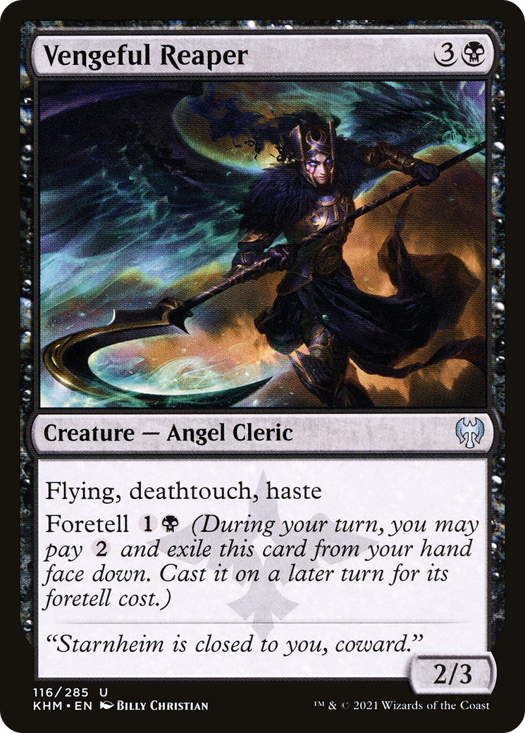 Vengeful Reaper (KHM-116) [Kaldheim] Foil