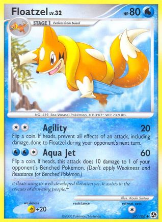 Floatzel (37/106) [Great Encounters] - Uncommon