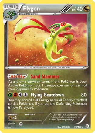 Flygon (99/149) [Boundaries Crossed] Holofoil - Holo Rare