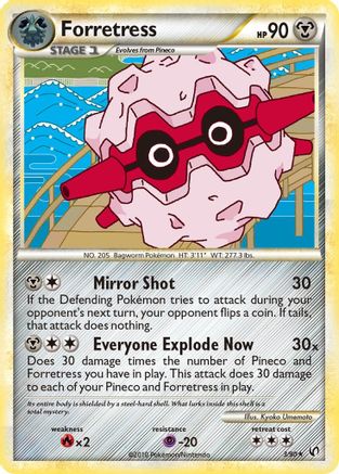 Forretress (003/90) [Undaunted] Reverse Holofoil - Holo Rare