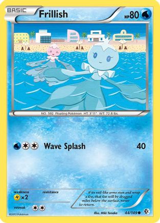 Frillish (44/149) [Boundaries Crossed] Reverse Holofoil - Common