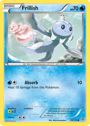 Frillish (38/135) [Plasma Storm] Reverse Holofoil - Common