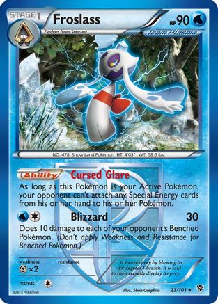 Froslass (Team Plasma) (023/101) [Plasma Blast] Reverse Holofoil - Rare