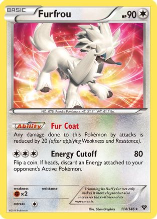 Furfrou (114/146) [XY Base Set] Reverse Holofoil - Holo Rare