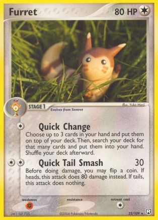Furret (022/109) [Team Rocket Returns] - Rare