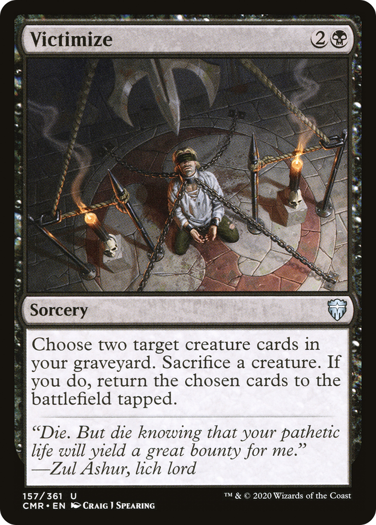 Victimize (CMR-157) [Commander Legends] Foil