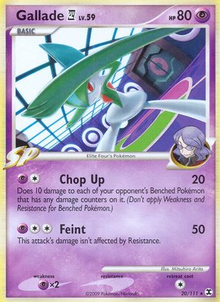 Gallade E4 (20/111) [Rising Rivals] Reverse Holofoil - Rare
