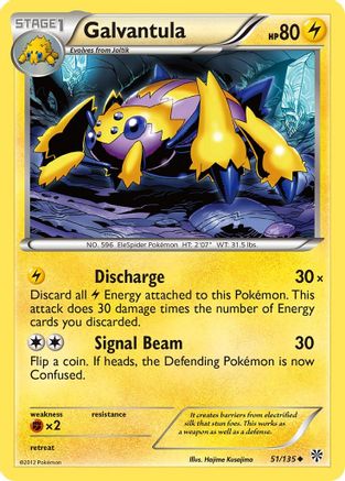 Galvantula (51/135) [Plasma Storm] Reverse Holofoil - Uncommon