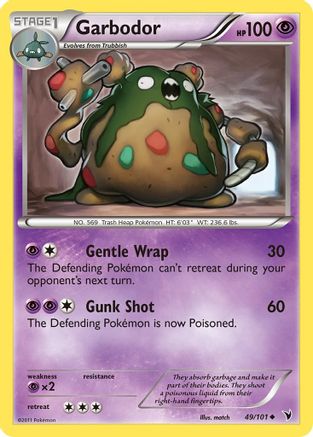 Garbodor (49/101) [Noble Victories] Reverse Holofoil - Uncommon