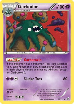 Garbodor (068/113) [Legendary Treasures] Reverse Holofoil - Holo Rare