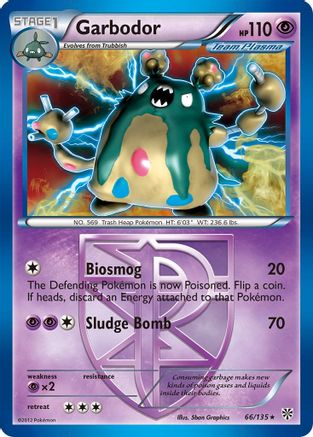 Garbodor (Team Plasma) (066/135) [Plasma Storm] Holofoil - Holo Rare