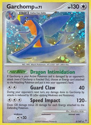 Garchomp (5/147) [Supreme Victors] Holofoil - Holo Rare