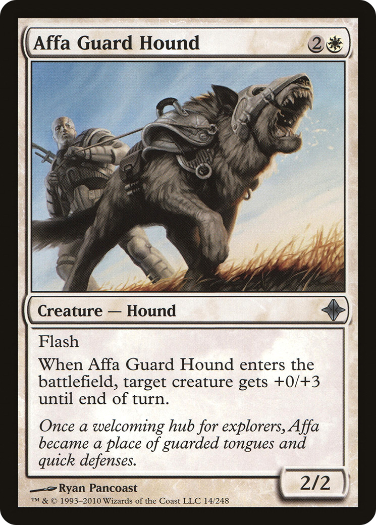 Affa Guard Hound (ROE-014) [Rise of the Eldrazi] Foil