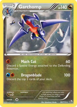 Garchomp (096/113) [Legendary Treasures] Holofoil - Holo Rare