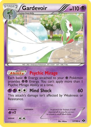 Gardevoir (057/99) [Next Destinies] Reverse Holofoil - Holo Rare