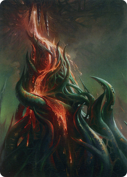 Copperline Gorge // Copperline Gorge (AONE-057) (Borderless) [Phyrexia: All Will Be One Art Series] Foil