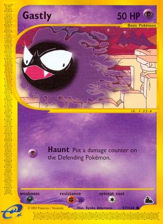Gastly (57/144) [Skyridge] - Common