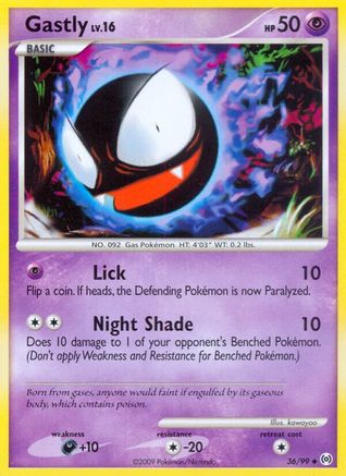 Gastly (036/99) [Arceus] - Uncommon