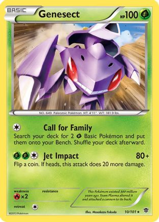 Genesect (10/101) [Plasma Blast] Reverse Holofoil - Rare