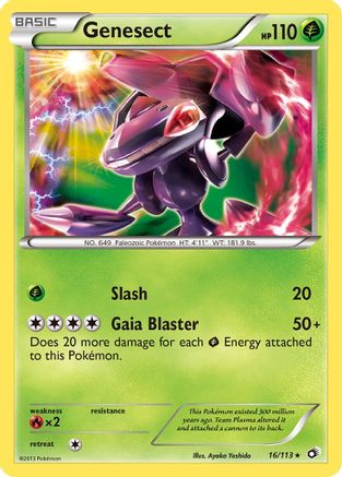 Genesect (16/113) [Legendary Treasures] Reverse Holofoil - Holo Rare