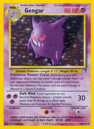 Gengar (11/110) [Legendary Collection] Holofoil - Holo Rare