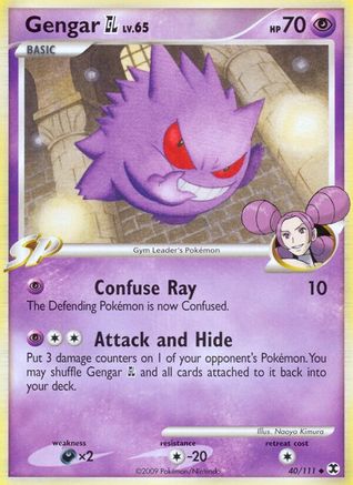 Gengar GL (040/111) [Rising Rivals] Reverse Holofoil - Uncommon