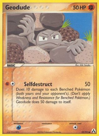 Geodude (053/92) [Legend Maker] - Common