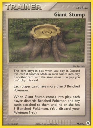 Giant Stump (75/92) [Legend Maker] - Uncommon