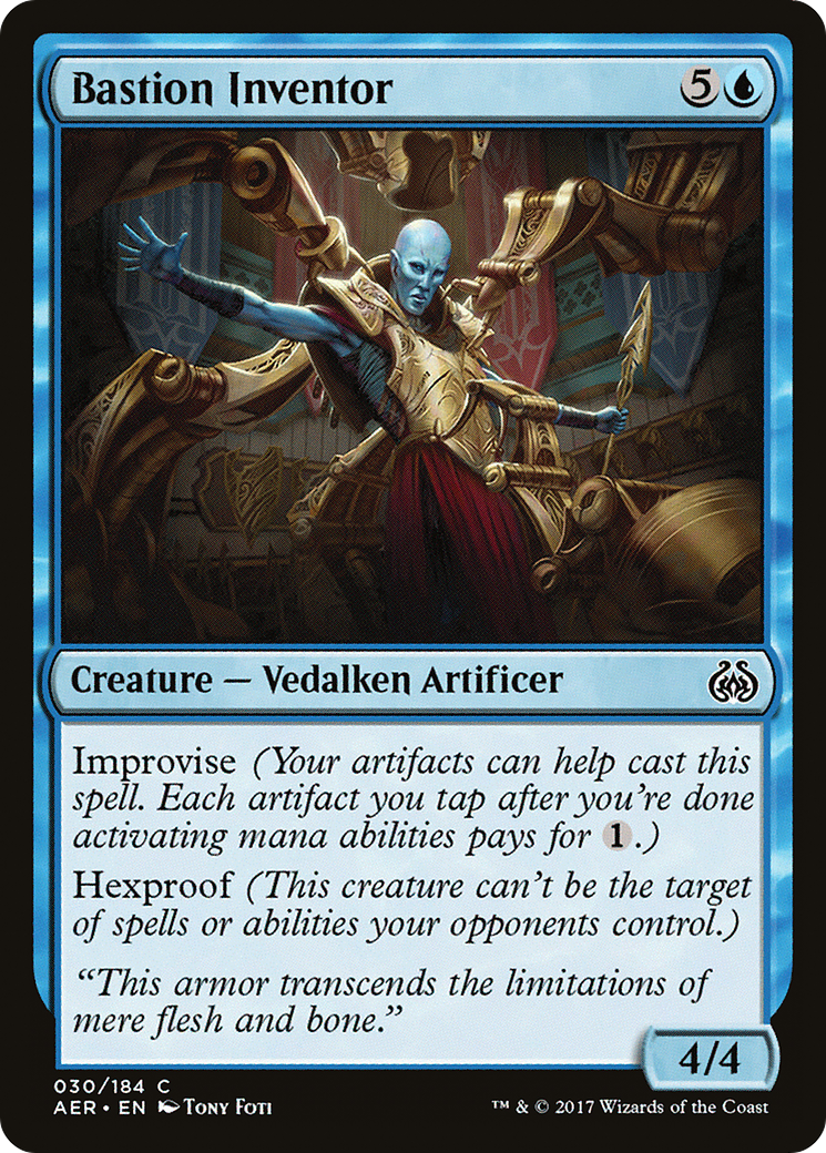 Bastion Inventor (AER-030) [Aether Revolt]