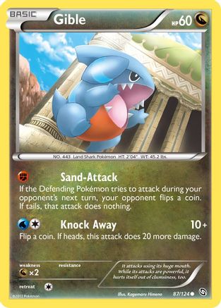 Gible (087/124) [Dragons Exalted] Reverse Holofoil - Common