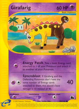 Girafarig (58/144) [Skyridge] - Common