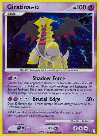 Giratina (4/146) [Legends Awakened] Reverse Holofoil - Holo Rare