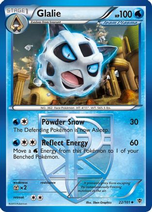 Glalie (Team Plasma) (022/101) [Plasma Blast] - Uncommon