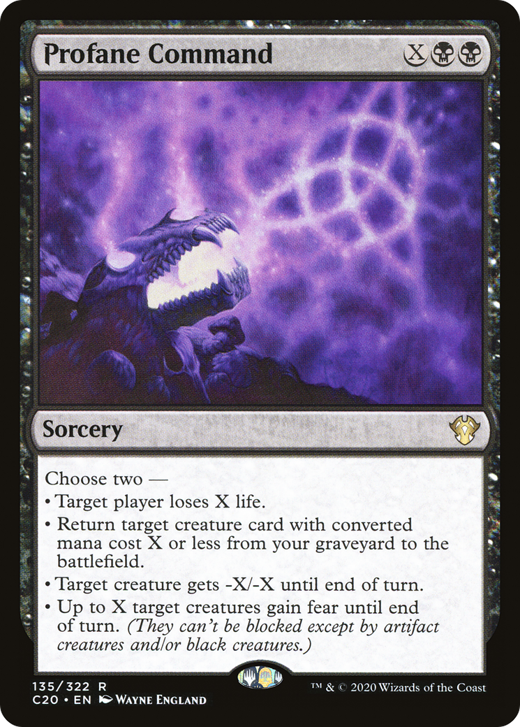 Profane Command (C20-135) [Commander 2020]